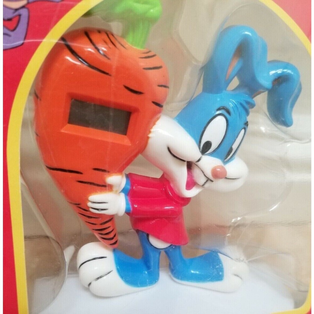Vintage 90s Warner Bros Tiny Toon Adventures Nelsonic Mini Clock Buster Bunny